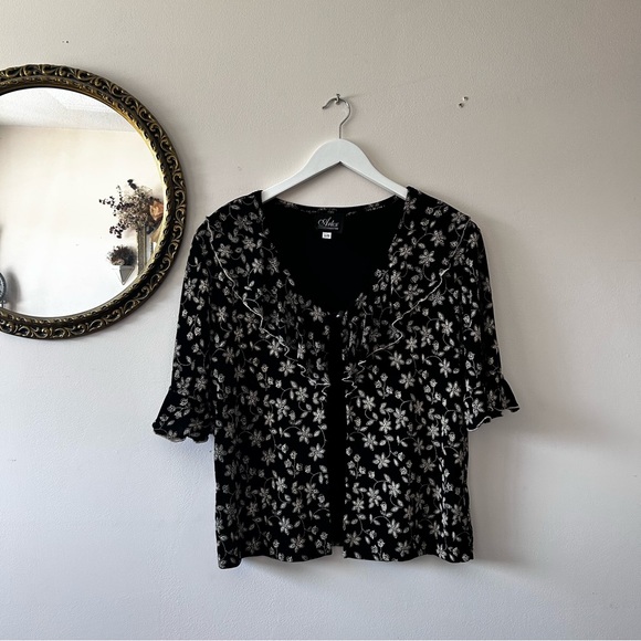 VINTAGE | Floral Cardigan By Avtex Collection - Picture 2 of 3